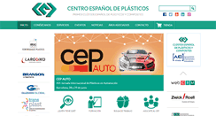 Desktop Screenshot of cep-plasticos.com